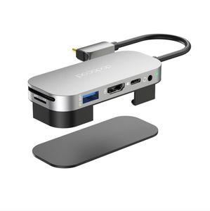 USB C Hub, dodocool 6-in-1 Type-C Adapter with 4K USB C to HD, SD/TF Card Reader